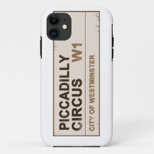 Coque iPhone 11 Piccadilly Circus Londres - Vintage