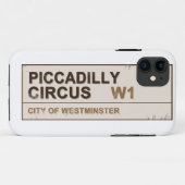 Coques Case-Mate iPhone Piccadilly Circus Londres - Vintage (Dos (Horizontal))