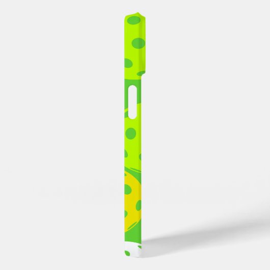 Coques Case-Mate iPhone Pickleball Anniversaire Soirée Sport Vert (Verso / Droite)