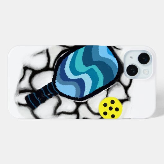 Coques Case-Mate iPhone Pickleball boîte de téléphone couvercle de cellule (Verso (horizontal))