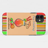 Coques Case-Mate iPhone Pickleball Day Dinking Tropical Hurricane Cocktail (Dos (Horizontal))