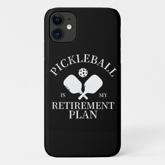 Coques Case-Mate iPhone pickleball est mon projet de retraite (Dos)