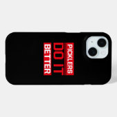 Coques Case-Mate iPhone Picklers le font mieux - Pickleball (Verso (horizontal))