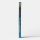 Coques Case-Mate iPhone Pics Turquoise géométrique du sud-ouest (Verso / Gauche)