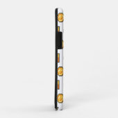 Coques Case-Mate iPhone Pièce de jeu dorée de style pixel 8 bits (Dos/Droite)