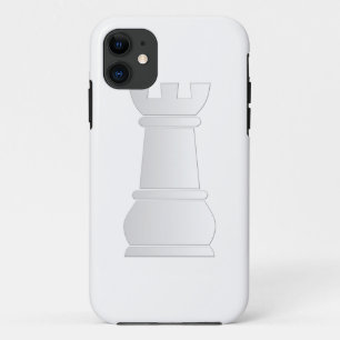 Coques Pour iPhone Pièce d'échecs blanche de roche