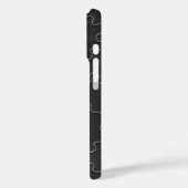 Coques Case-Mate iPhone Pièce Jigsaw Puzzle manquante noir (Verso / Gauche)