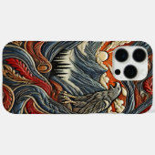 Coques Case-Mate iPhone Pièce maîtresse d'aigle en cuir (Verso (horizontal))
