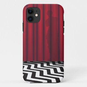 Coques Pour iPhone Pièce noire de rouge de loge