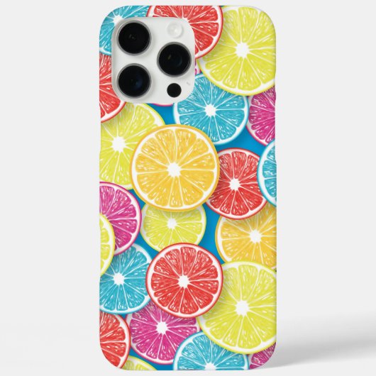Coques Case-Mate iPhone Pièces de fruits d'agrumes (Verso)