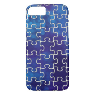 Case-Mate iPhone Case pièces de puzzle bleu