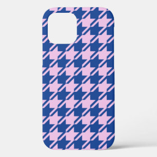 Case-Mate iPhone Case Pied de fond rose+Motif bleu
