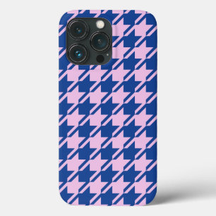Case-Mate iPhone Case Pied de fond rose+Motif bleu