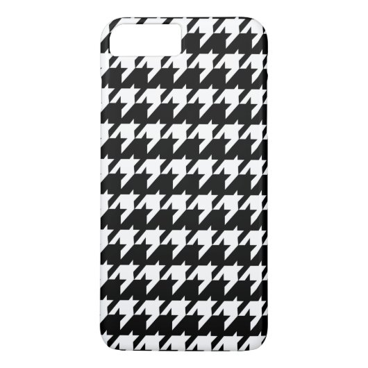 Coques Case-Mate iPhone Pied-de-poule noir et blanc (Dos)