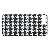 Coques Case-Mate iPhone Pied-de-poule noir et blanc (Dos (Horizontal))