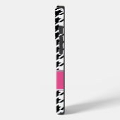 Coques Case-Mate iPhone Pied rose et noir Preppy Personnalisé (Verso / Gauche)