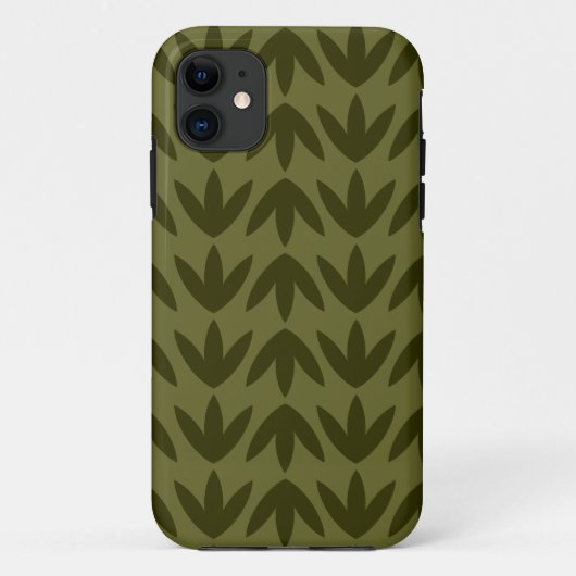 Coques Case-Mate iPhone Pieds d'oiseaux - Nuances d'olive.pdf (Dos)