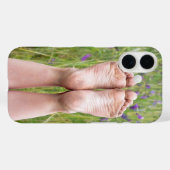 Coques Case-Mate iPhone pieds nus sales en fleur sauvage (Verso (horizontal))