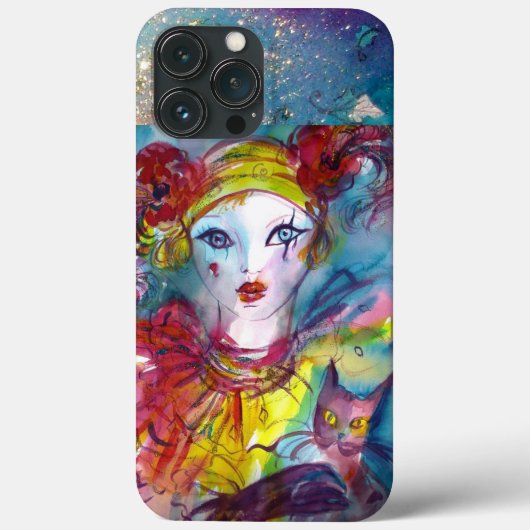 Coques Case-Mate iPhone PIERO AVEC CAT / Carnaval vénitien (Verso)