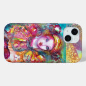 Coques Case-Mate iPhone PIERO AVEC CAT / Masques vénitiens (Verso (horizontal))