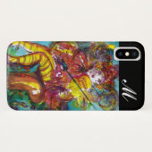 Coques Case-Mate iPhone PIERO / Nuit de Carnaval de Venise Monogramme (Dos (Horizontal))