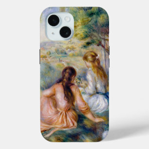 Coque Pour iPhone 15 Pierre-Auguste Renoir - Dans le pré
