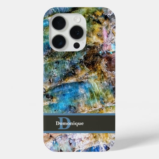 Coques Case-Mate iPhone Pierre blanche bleue (Verso)