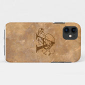 Coques Case-Mate iPhone Pierre Classique Comme Un Monogramme (Dos (Horizontal))