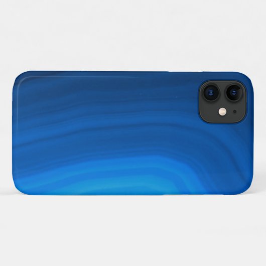 Coques Case-Mate iPhone Pierre d'âge bleue (Dos (Horizontal))