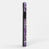 Coques Case-Mate iPhone Pierre de cristal violet d'améthyste (Dos/Droite)