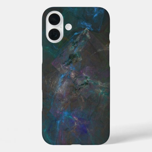 Coques Case-Mate iPhone Pierre de génie de fluorite art abstrait (Verso)