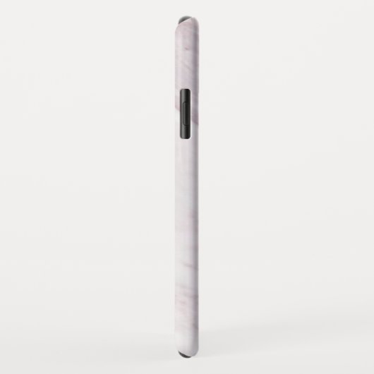 Coques Case-Mate iPhone Pierre De Marbre Blanc Et Azalée (Dos/Droite)