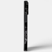 Coques Case-Mate iPhone Pierre de marbre noir - Élégant (Verso / Droite)