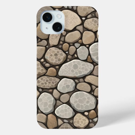 Coques Case-Mate iPhone Pierre de Petoskey Abstraite (Verso)