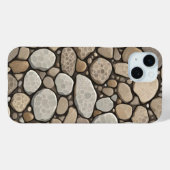 Coques Case-Mate iPhone Pierre de Petoskey Abstraite (Verso (horizontal))