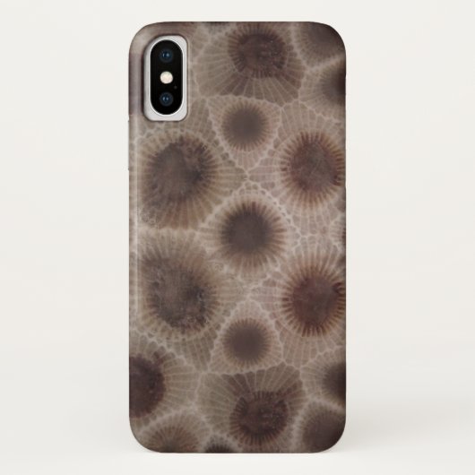Coques Case-Mate iPhone Pierre d'état de Petoskey Stone Michigan (Dos)