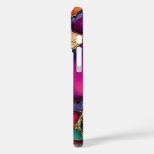 Coques Case-Mate iPhone Pierre en marbre doré moderne (Verso / Gauche)