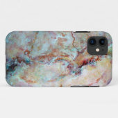 Coques Case-Mate iPhone Pierre en marbre rose (Dos (Horizontal))