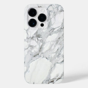 Coques Pour iPhone Pierre Noir Blanc Gris Carrare Marbre