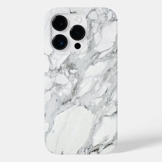 Coques Case-Mate iPhone Pierre Noir Blanc Gris Carrare Marbre (Verso)