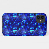 Coques Case-Mate iPhone pierre précieuse bleue (Dos (Horizontal))