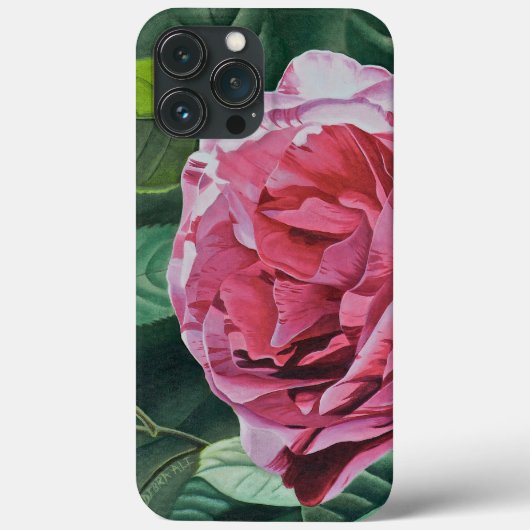 Coques Case-Mate iPhone Pierre rose florale (Verso)