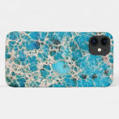 Coques Case-Mate iPhone Pierre Turquoise vintage (Dos (Horizontal))