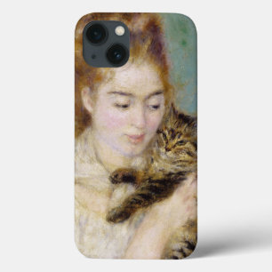 Coques Pour iPhone Pierre une femme de Renoir avec un chat