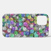 Coques Case-Mate iPhone Pierres arc-en-ciel perdues (Verso (horizontal))