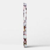 Coques Case-Mate iPhone Pierres blanches, violettes et jaunes (Verso / Gauche)