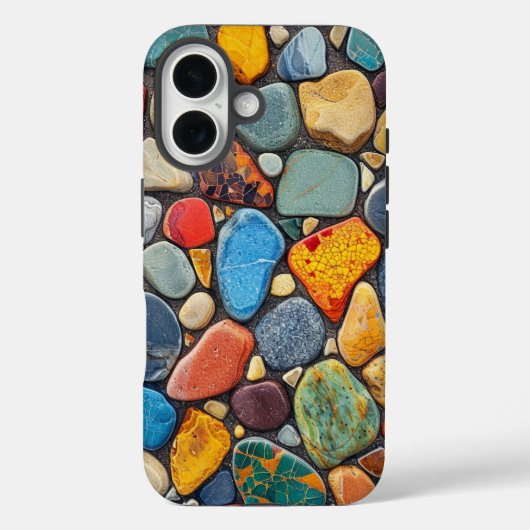 Coques Case-Mate iPhone Pierres colorées (Verso)