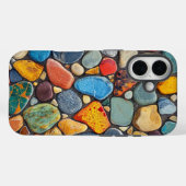 Coques Case-Mate iPhone Pierres colorées (Verso (horizontal))