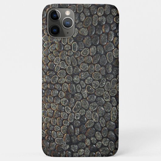 Coques Case-Mate iPhone Pierres de cailloux foncés Rochers (Dos)