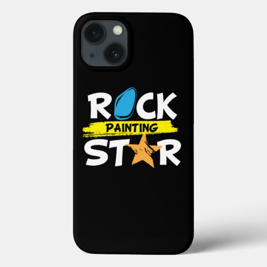 Coques Case-Mate iPhone Pierres d'étoiles peintes en roche (Verso)